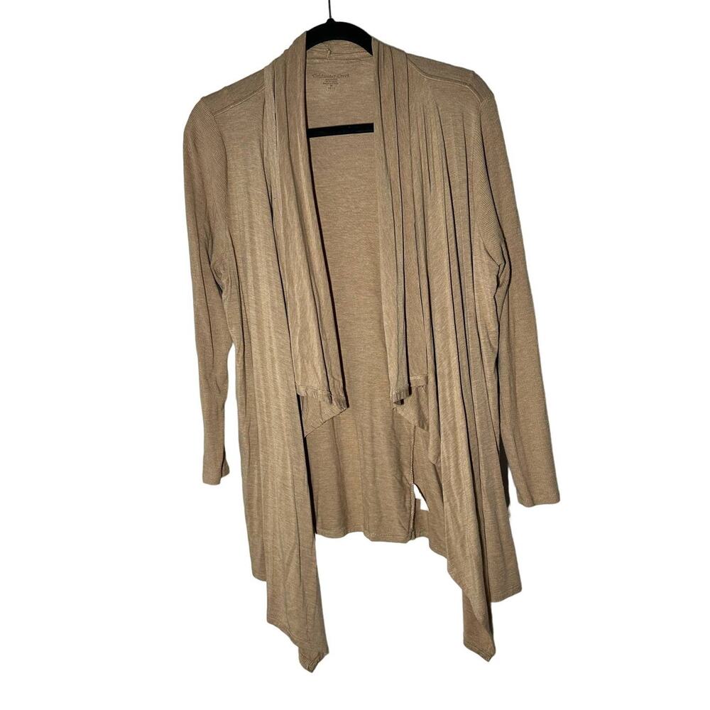 Coldwater Brown Woman's Open Cardigan Size Medium